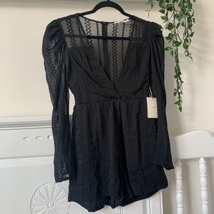 New! TULAROSA Masie Plunge Romper